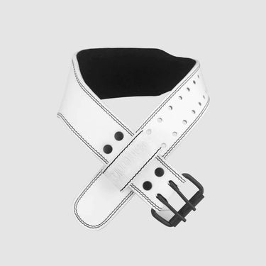 Aesthreadics S (26-32) / WHITE Custom White Tapered Lifting Belt BuiltAthletics